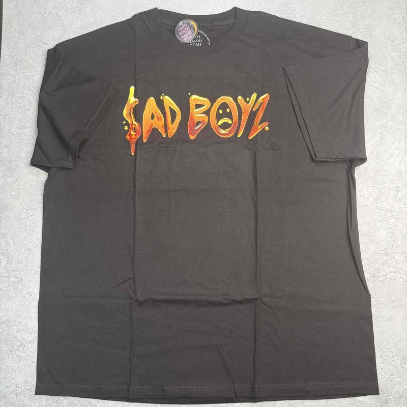 Anti Social Social Club Sadboyz Sad Boyz Honey Tee Black