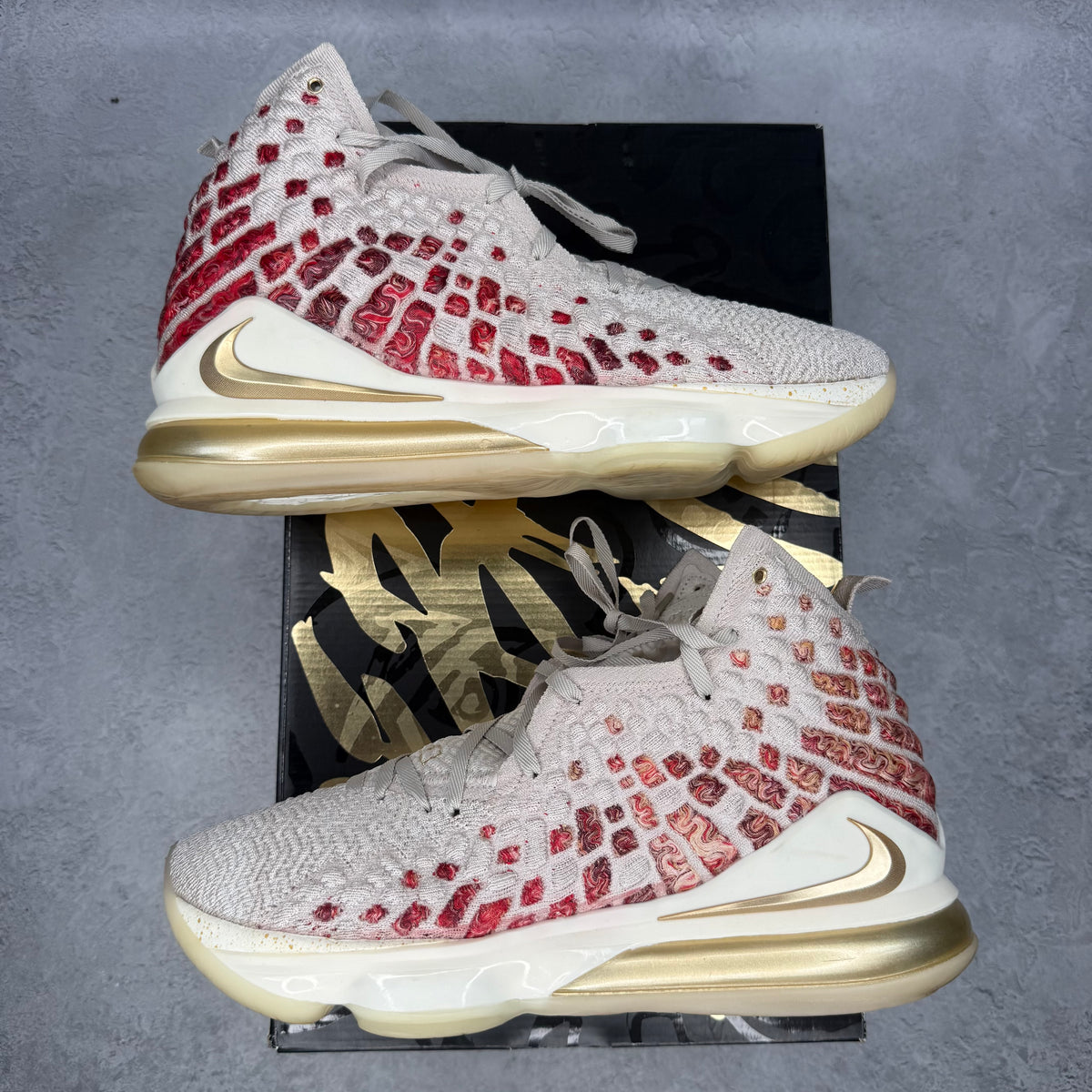 Nike LeBron 17 Harlem Fashion Row *pre-owned* SIZE 9
