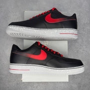 Nike Air Force 1 Low Black Red Gradient