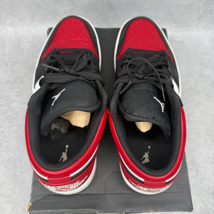 Jordan 1 Low Bred Toe *pre - owned* SIZE 12 - Kicks Collective PA - Jordan - 553558-612 - Men's Shoes - 12M/13.5W - Pre - Owned