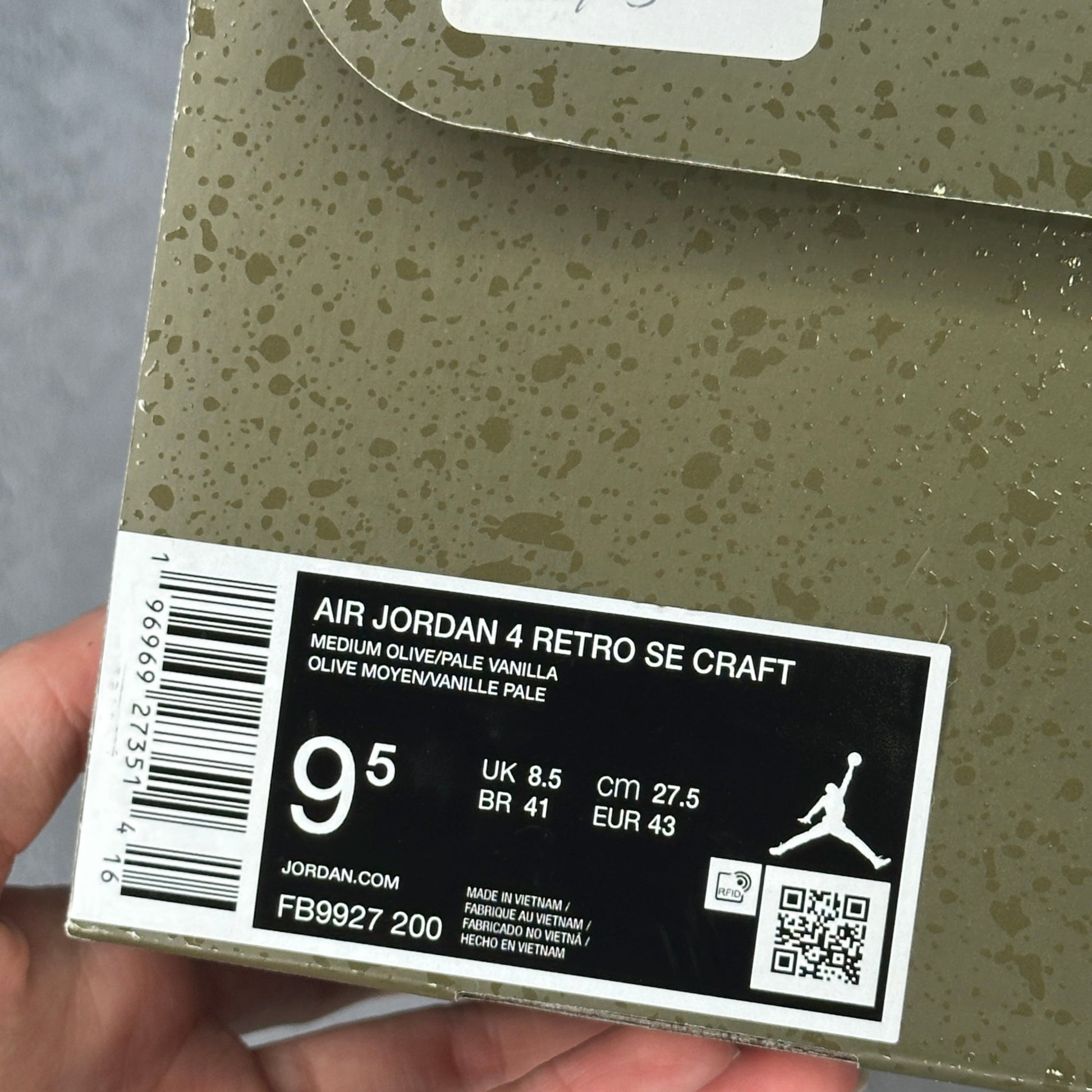 Jordan 4 Retro SE Craft Medium Olive - Kicks Collective PA - Jordan - FB9927 - 200 - Men's Shoes - 9.5M/11W - Brand New