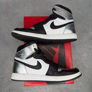 Jordan 1 Retro High Silver Toe (Women's) *pre-owned* SIZE 10