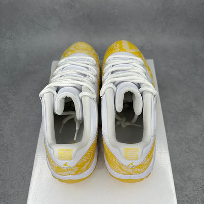 Jordan 11 Retro Low Yellow Snakeskin (Women's)