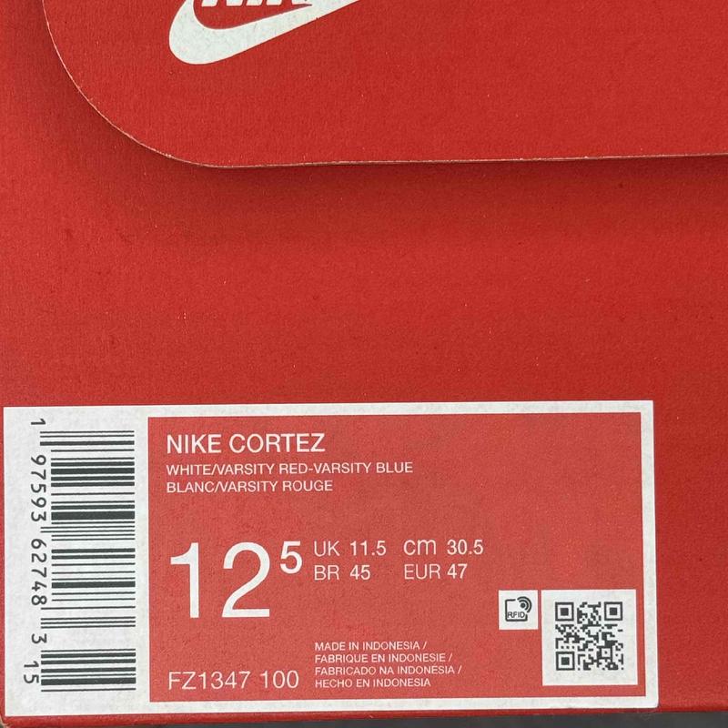 Nike Classic Cortez Forrest Gump (2024) - Kicks Collective PA - Nike - FZ1347 - 100 - Men's Shoes - 12.5M/14W - Brand New