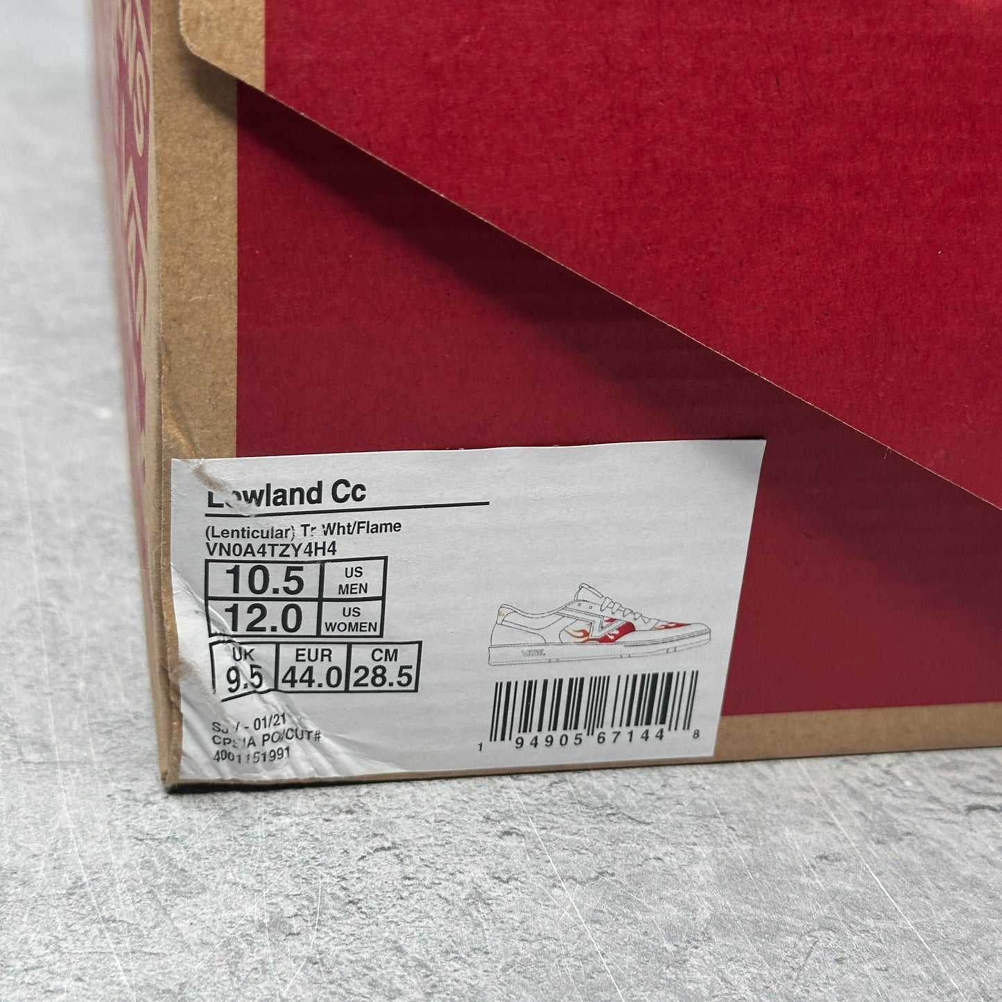 Vans Lowland CC Lenticular *pre-owned* SIZE 10.5