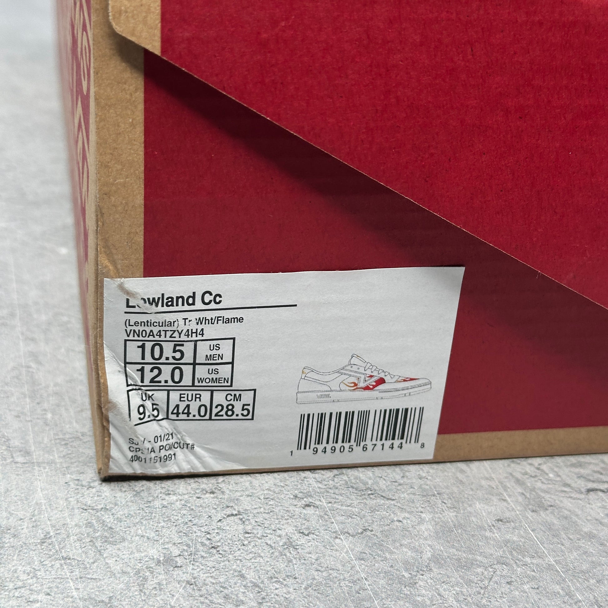 Vans Lowland CC Lenticular *pre-owned* SIZE 10.5