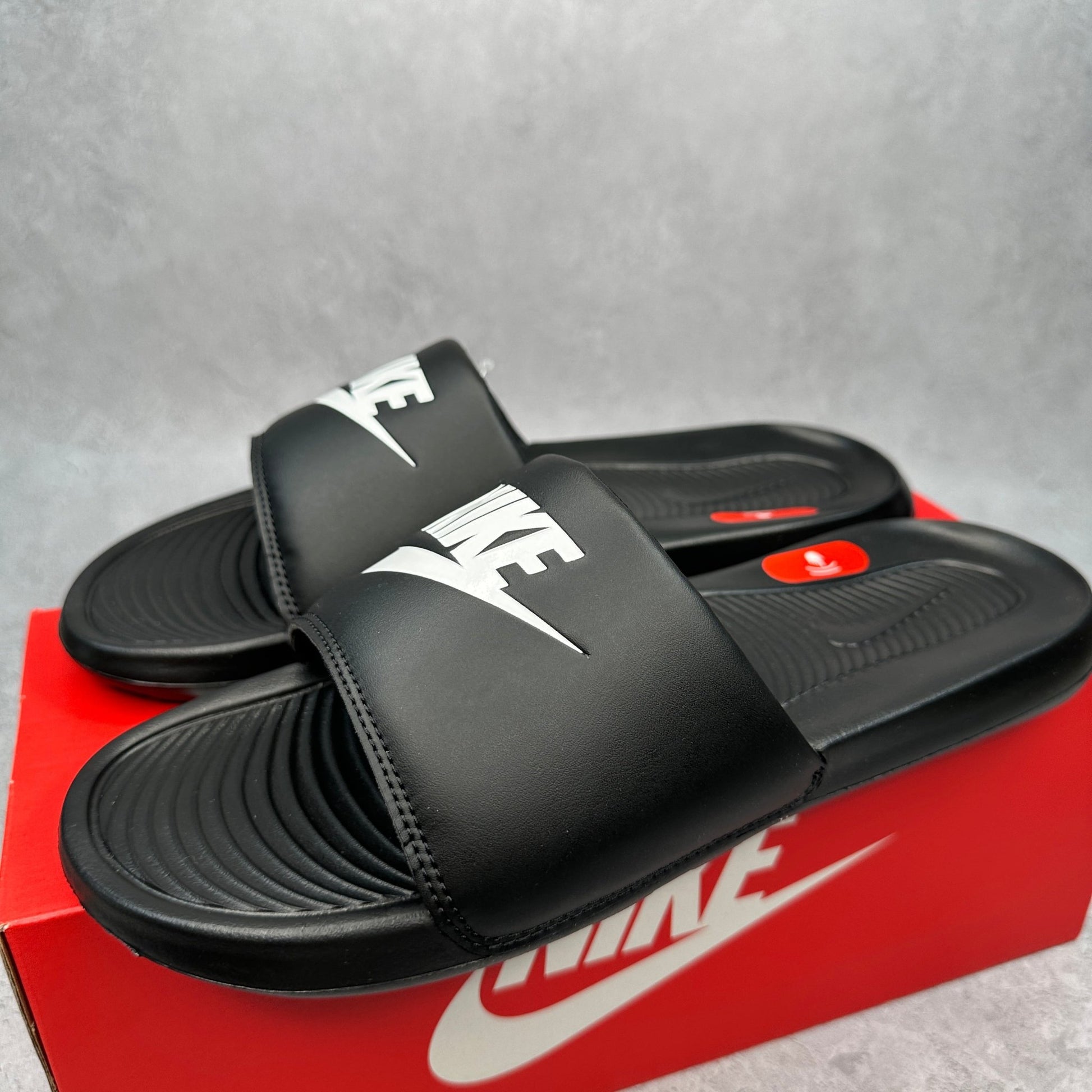 Nike Victori One Slide Black White - Kicks Collective PA - Nike - CN9675 - 002 - Men's Shoes - 11M/12.5W - Brand New
