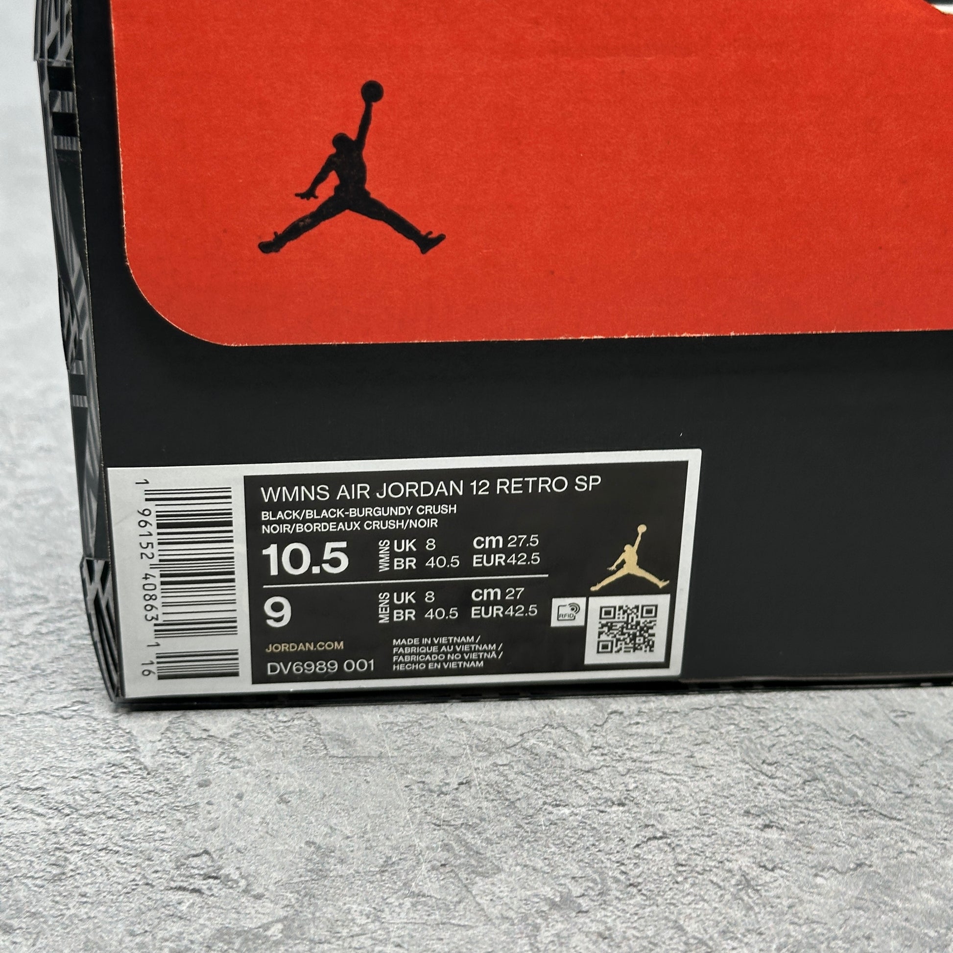 Jordan 12 Retro SP A Ma Maniére Black (Women's)