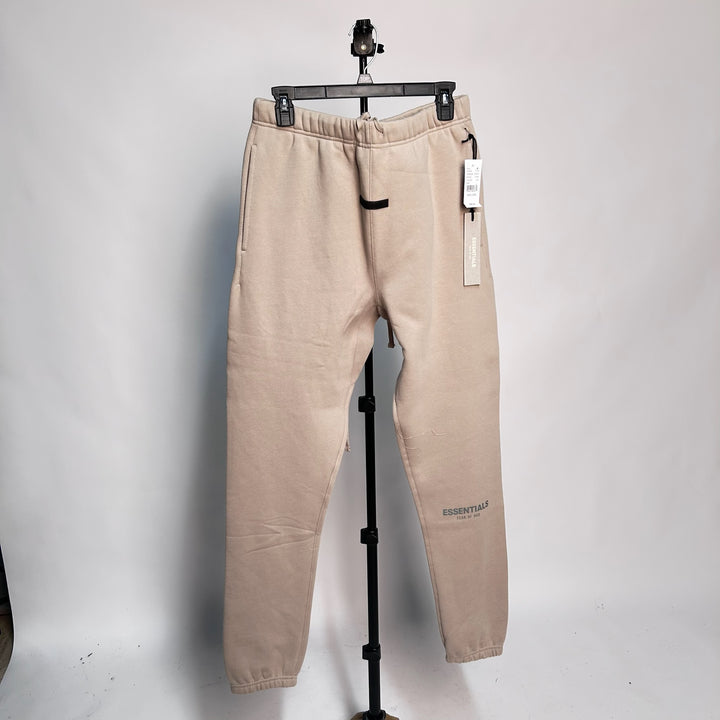 Essentials Fear of God Tan Fleece Sweatpants Jogger - Kicks Collective PA - Fear of God - fog - Apparel - M - Brand New - No Box