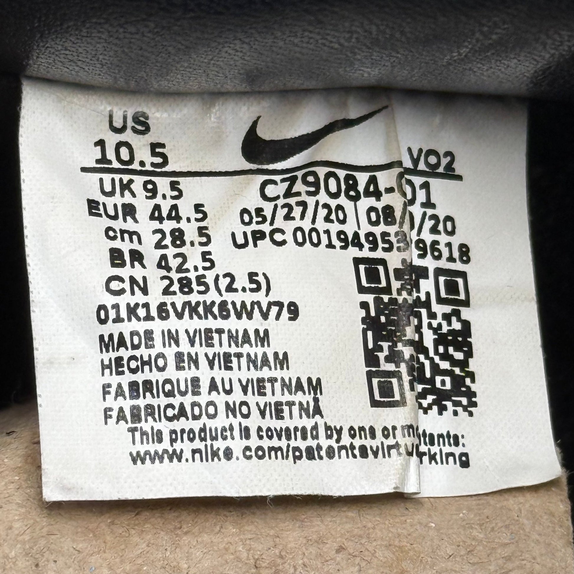 Nike Air Force 1 Low Stussy Black *pre - owned* SIZE 10.5 - Kicks Collective PA - Nike - CZ9084-001 - Men's Shoes - 8.5M/10W - Pre - Owned