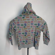 Kith Treats Circular Hoodie Grey pre-owned size Large