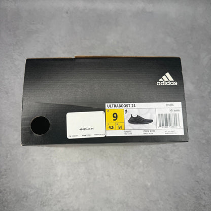 adidas Ultra Boost 21 Triple Black *pre - owned* SIZE 9 - Kicks Collective PA - adidas - FY0306 - Men's Shoes - 9M/10.5W - Pre - Owned