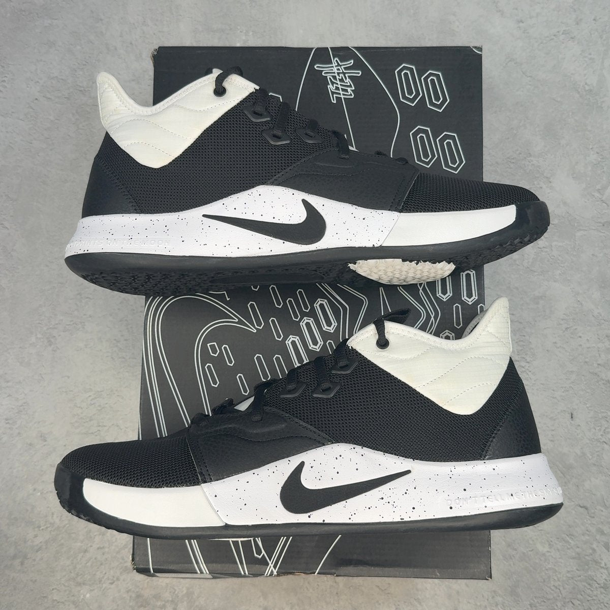 Nike PG 3 Team Black White 11 (Pre-Owned) - front