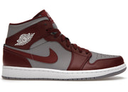Jordan 1 Mid Cherrywood Red *pre-owned* SIZE 8