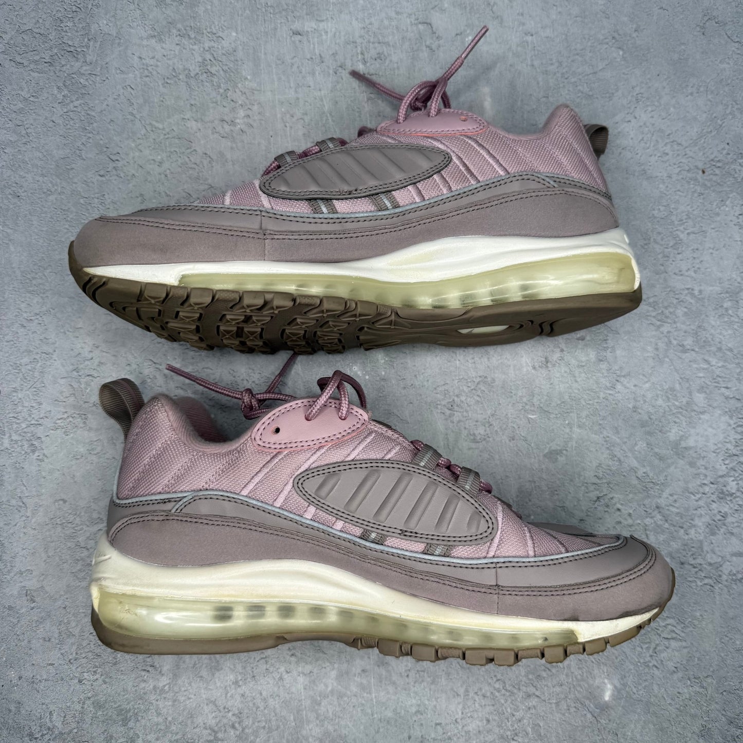 Nike Air Max 98 Pumice *pre - owned* SIZE 9 - Kicks Collective PA - Nike - 640744-200 - Men's Shoes - 9M/10.5W - Pre - Owned - No Box
