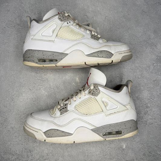 Jordan 4 Retro White Oreo (2021) *pre - owned* SIZE 10.5 - Kicks Collective PA - Jordan - CT8527-100 - Men's Shoes - 9M/10.5W - Pre - Owned - No Box