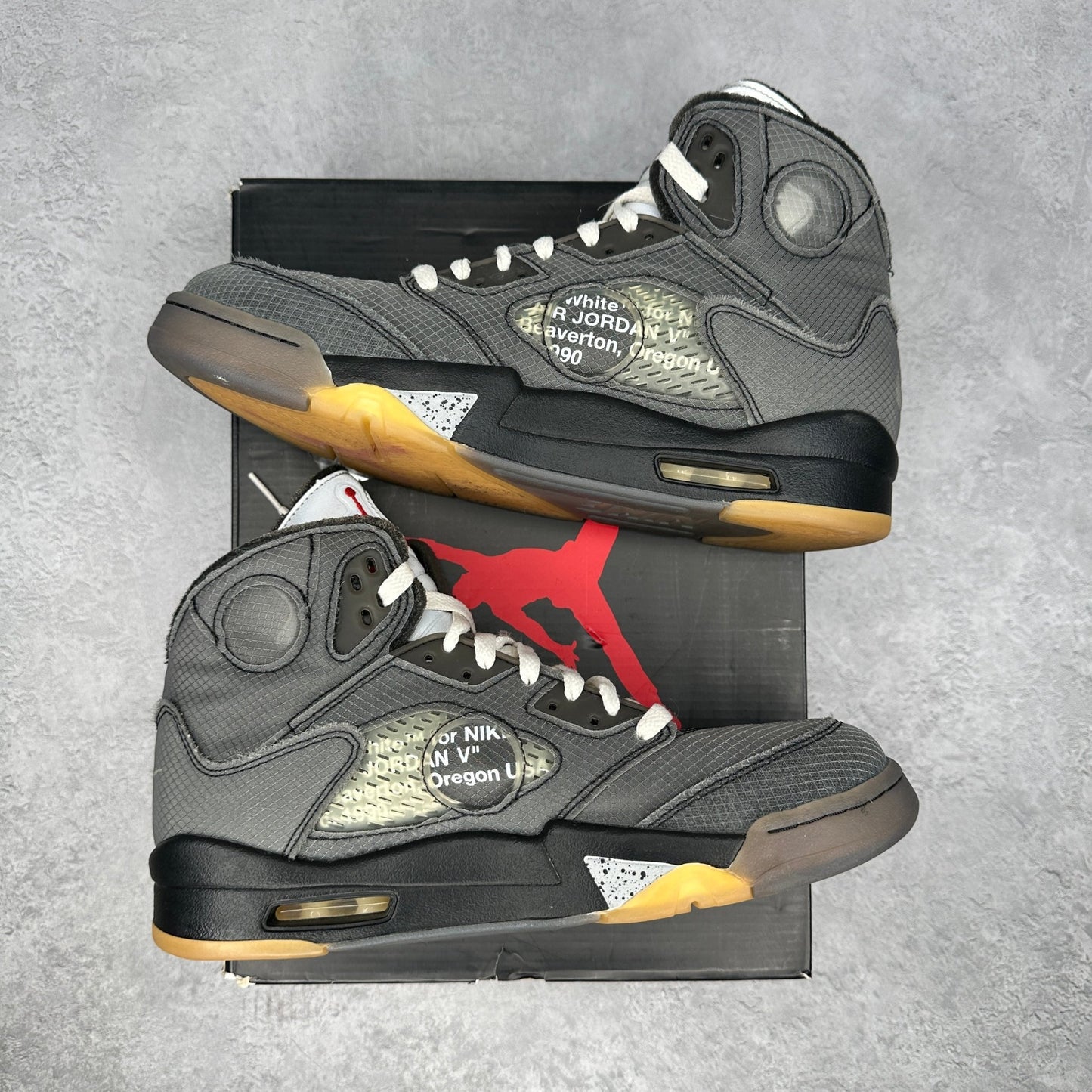 Jordan 5 Retro Off - White Muslin *pre - owned* SIZE 9.5 - Kicks Collective PA - Jordan - CT8480-001 - Men's Shoes - 9.5M/11W - Pre - Owned