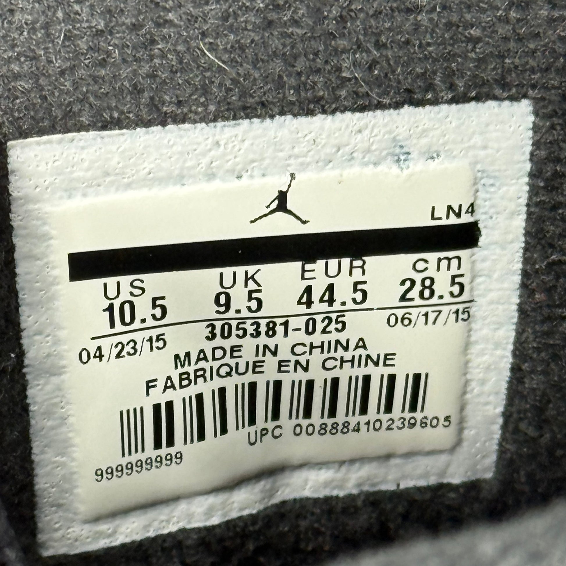 Jordan 8 Retro Aqua (2015) VNDS *pre-owned* SIZE 10.5