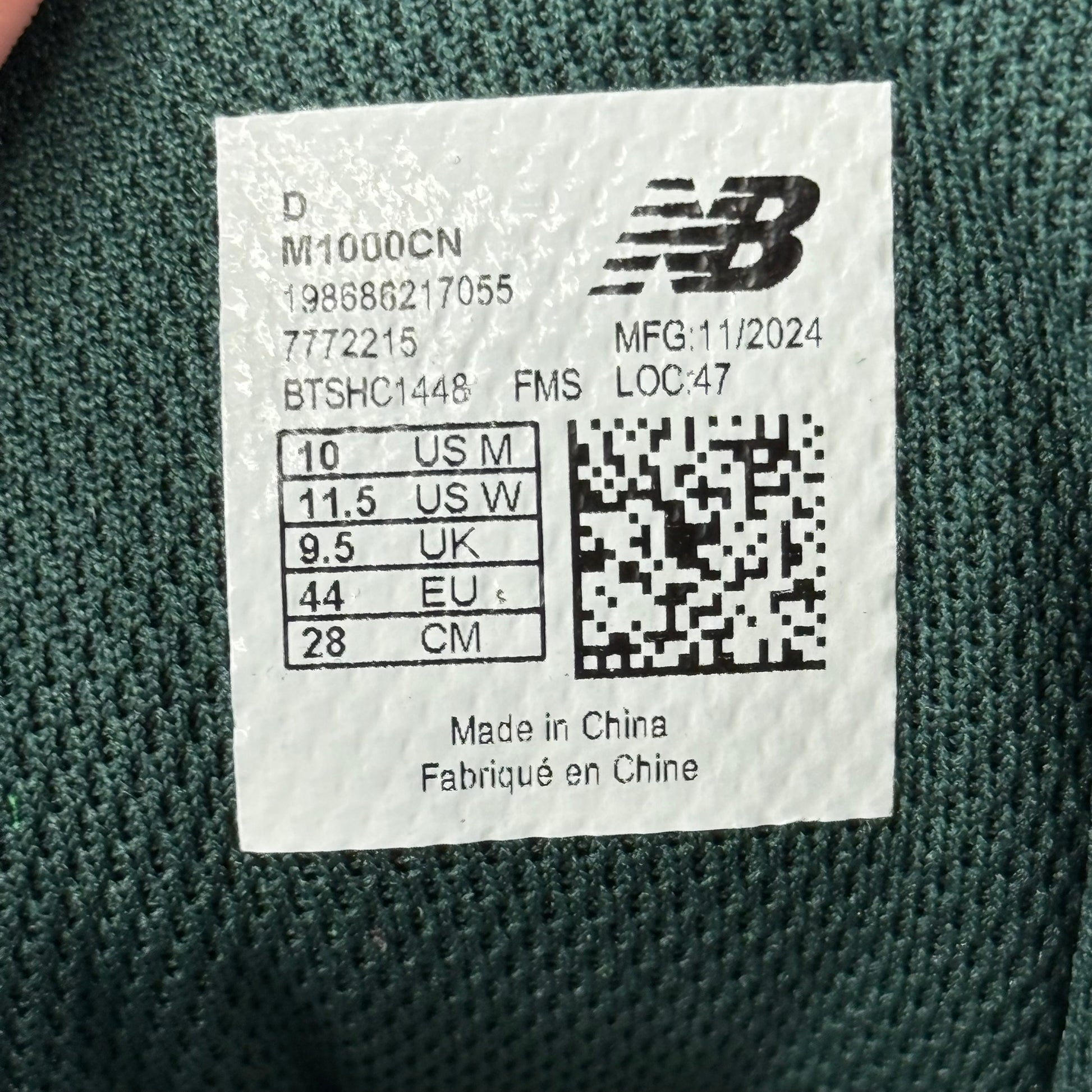 New Balance 1000 Concepts Míle