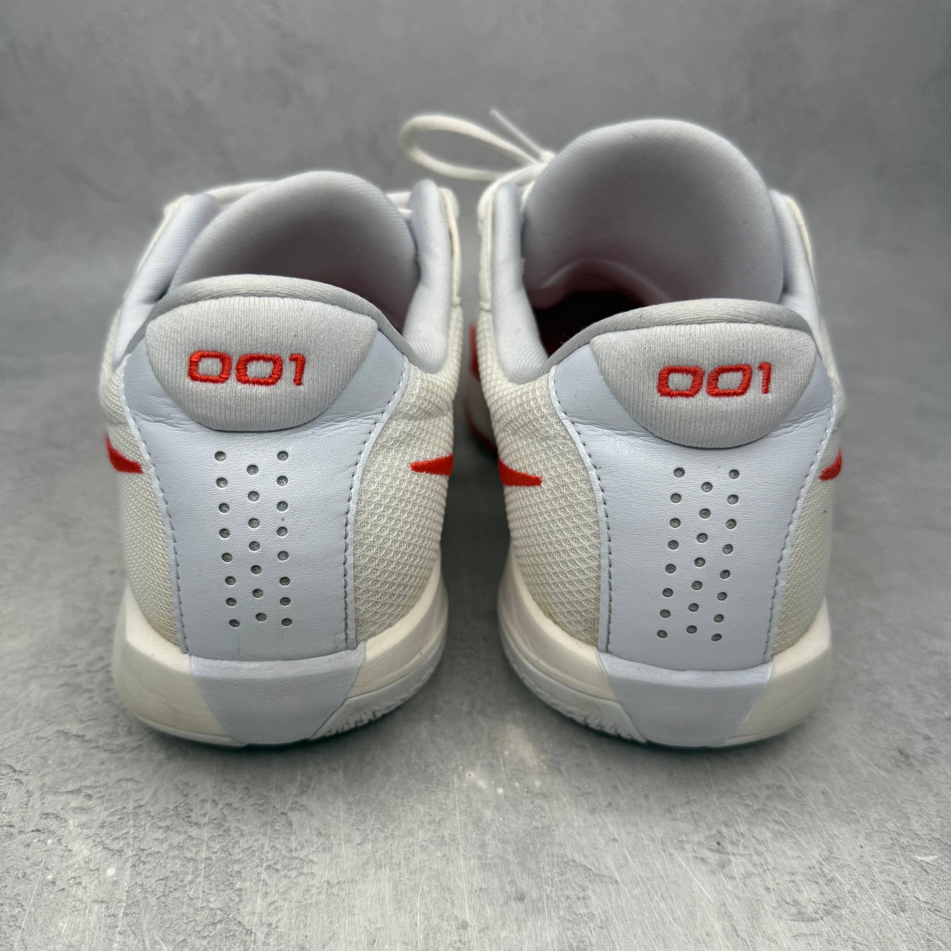 Nike Zoom GT Cut Academy White Picante Red *pre-owned* SIZE 12