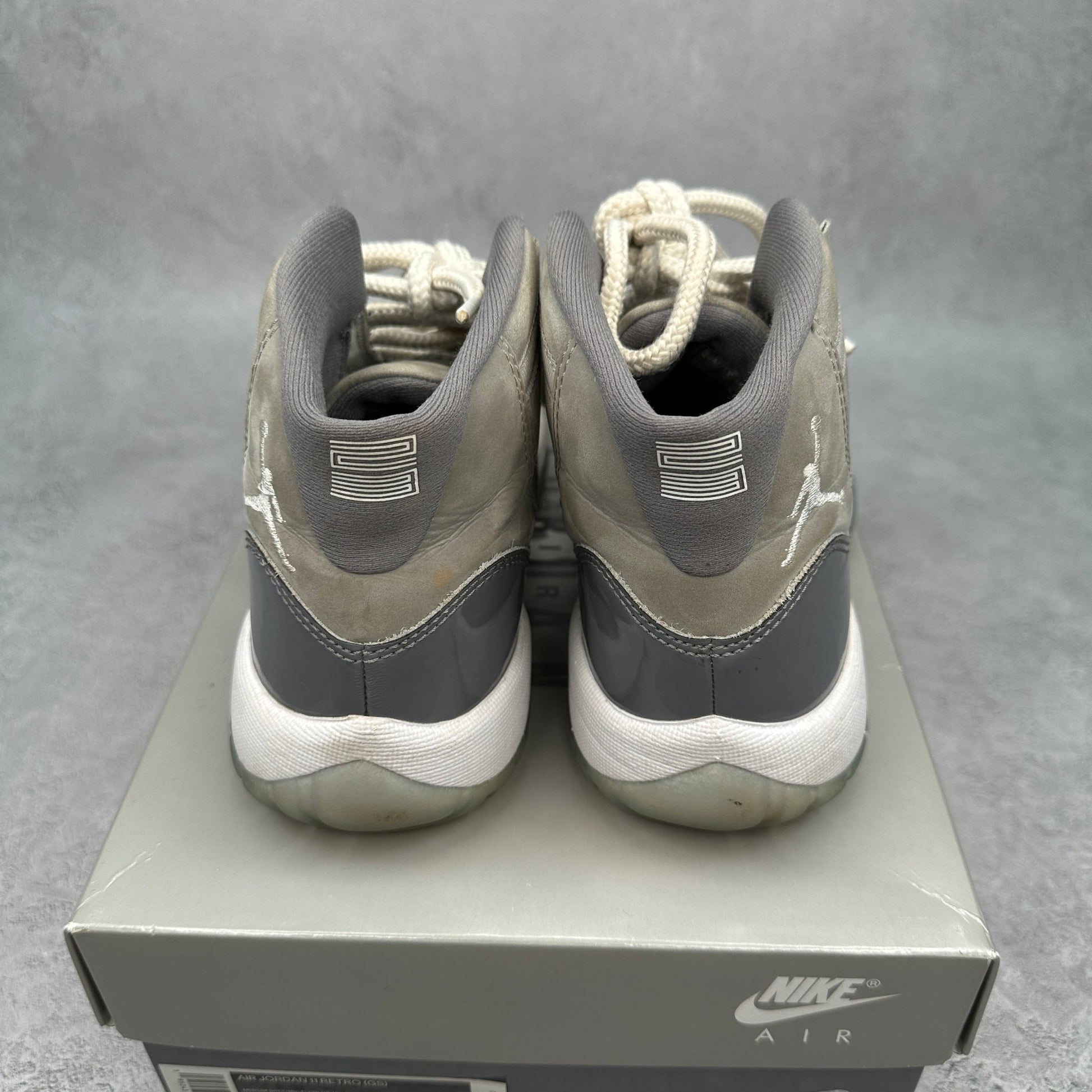Jordan 11 Retro Cool Grey (2021) (GS) *pre - owned* SIZE 4.5Y - Kicks Collective PA - Jordan - 378038 - 005 - Men's Shoes - 4.5M/6W - Pre - Owned