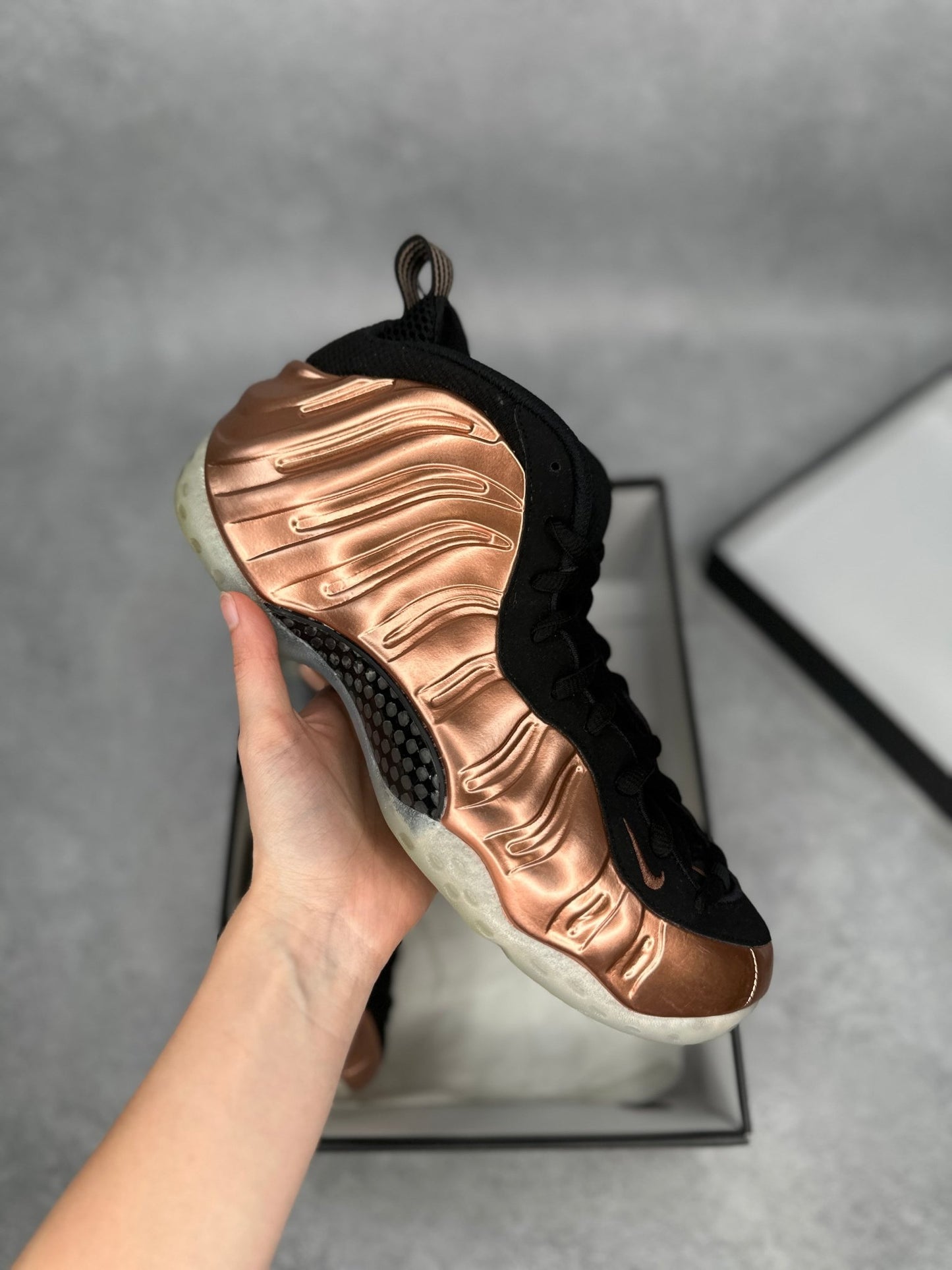 Nike Air Foamposite One Copper (2024) *pre - owned* SIZE 10.5 - Kicks Collective PA - Nike - FZ9902 - 001 - Men's Shoes - 10.5M/12W - Pre - Owned