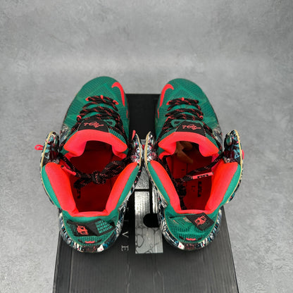 Nike LeBron 12 Akron Birch *pre - owned* SIZE 9.5 - Kicks Collective PA - Nike - 707558-363 - Men's Shoes - 9.5M/11W - Pre - Owned