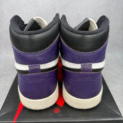 Jordan 1 Retro High Court Purple White *pre-owned* SIZE 9.5 - Kicks Collective PA - Jordan - 555088-500 - Men's Shoes - 9.5M/11W - Pre-Owned