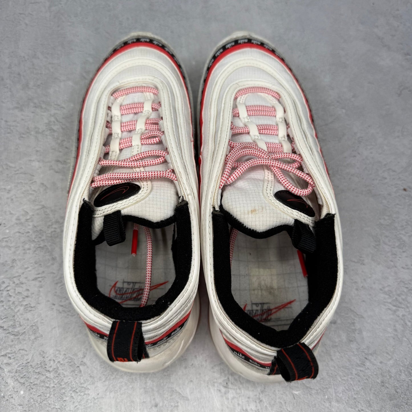 Nike Air Max 97 Script Swoosh Pack (GS) *pre - owned* SIZE 5Y - Kicks Collective PA - Nike - CQ4817-100 - Kid's Shoes - 5Y - Pre - Owned - No Box