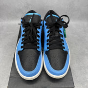 Jordan 1 Low University Blue Black *pre - owned* SIZE 8 - Kicks Collective PA - Jordan - 553558-403 - Men's Shoes - 8M/9.5W - Pre - Owned