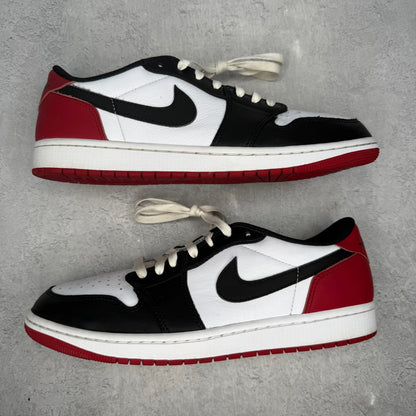Jordan 1 Retro Low OG Black Toe (2023) *pre - owned* SIZE 11 - Kicks Collective PA - Jordan - CZ0790-106 - Men's Shoes - 11M/12.5W - Pre - Owned - No Box