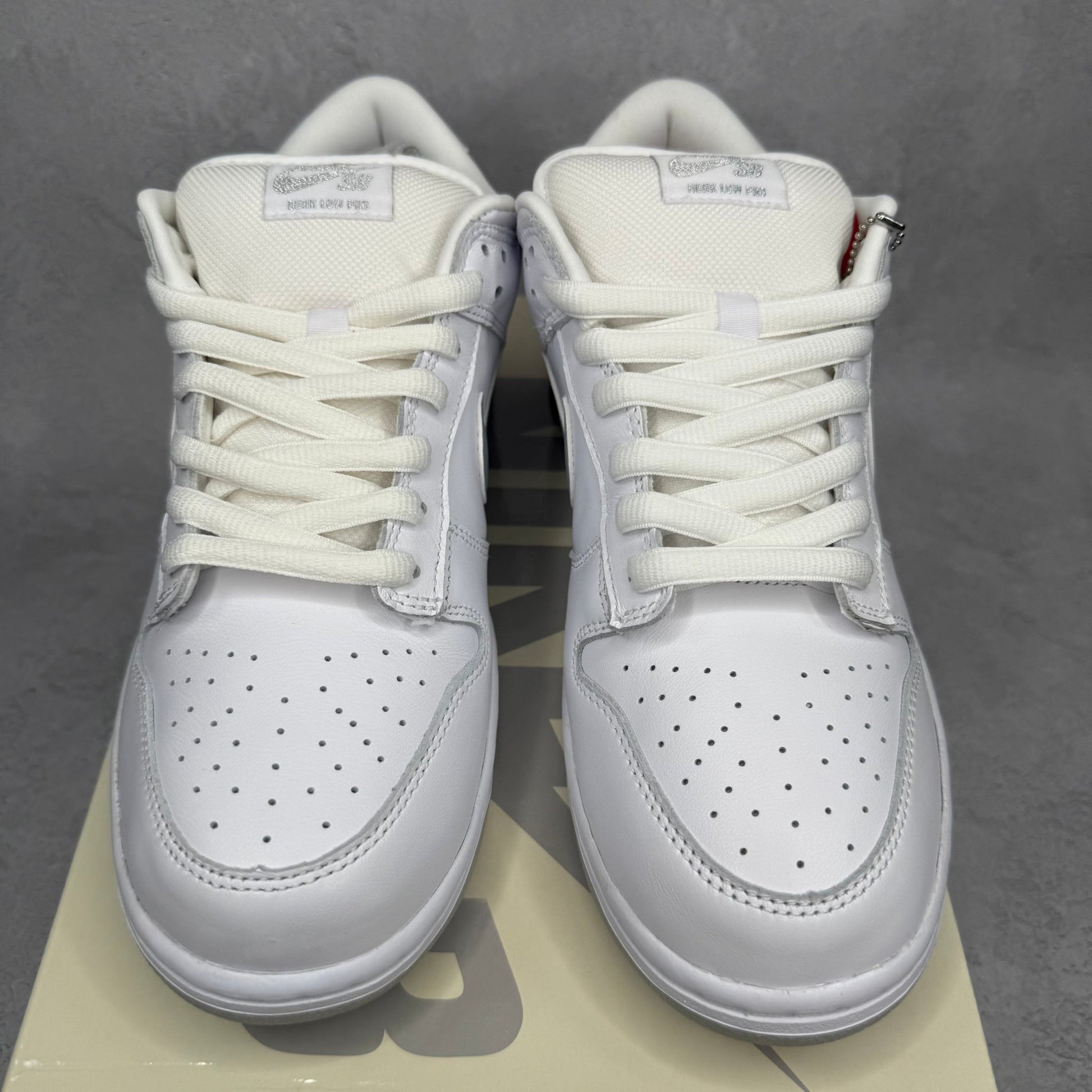 Nike SB Dunk Low Supreme 94 White Metallic Silver - Kicks Collective PA - Nike - HQ8487 - 100 - Men's Shoes - 10M/11.5W - Brand New