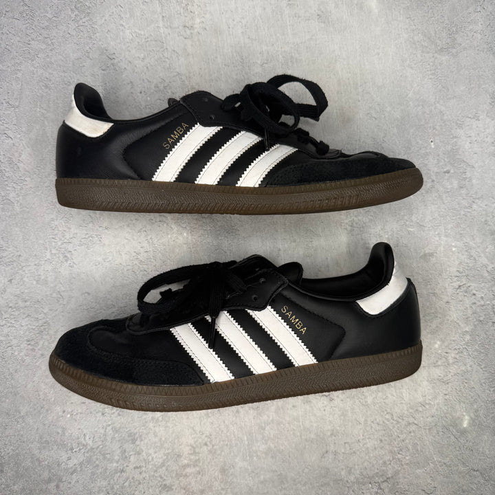 adidas Samba OG Black White Gum *pre-owned* SIZE 7.5