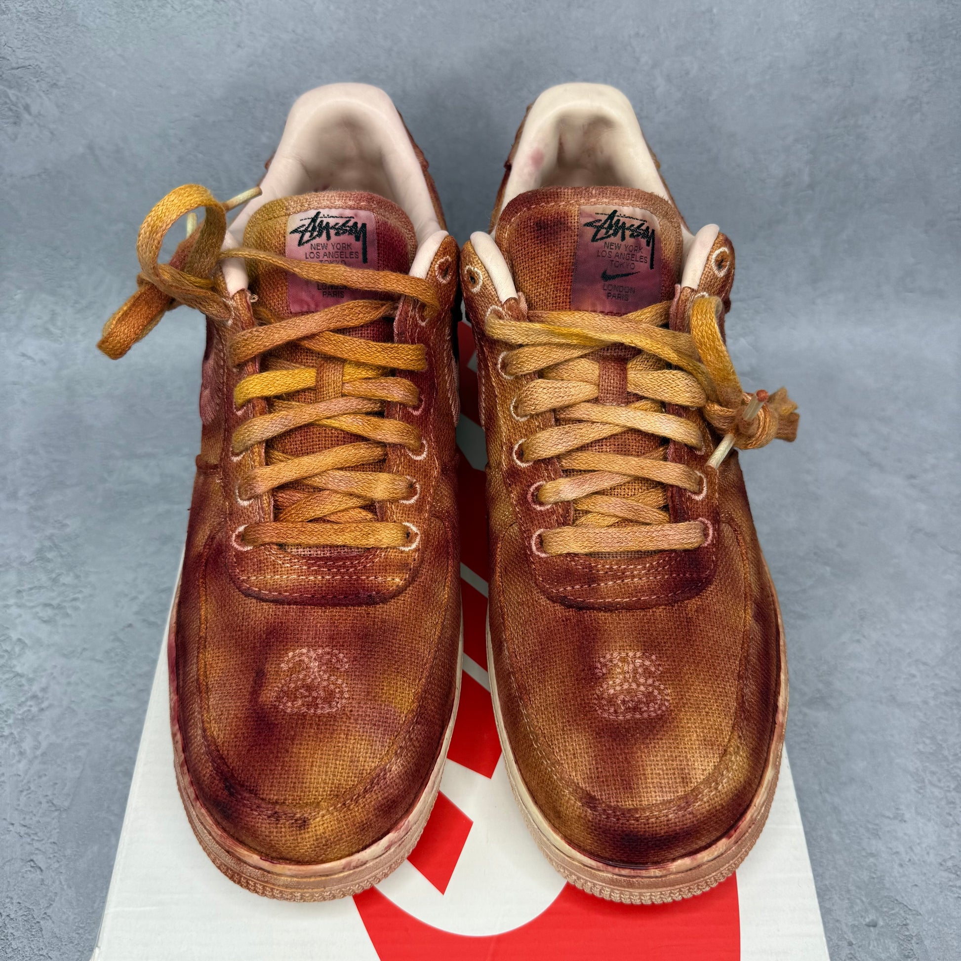 Nike Air Force 1 Stussy Low x Lookout & Wonderland Hand Dyed NEW YORK