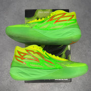 Puma LaMelo Ball MB.02 Nickelodeon Slime pre-owned size 10.5 - Kicks Collective PA - Puma - 377584-01 - Men's Shoes - 10.5M/12W - Pre-Owned