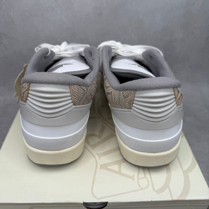 Jordan 2 Retro Low Python *pre - owned* SIZE 12 - Kicks Collective PA - Jordan - DV9956-100 - Men's Shoes - 12M/13.5W - Pre - Owned