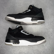 Jordan 3 Retro Tinker Black Cement Gold *pre-owned* SIZE 15