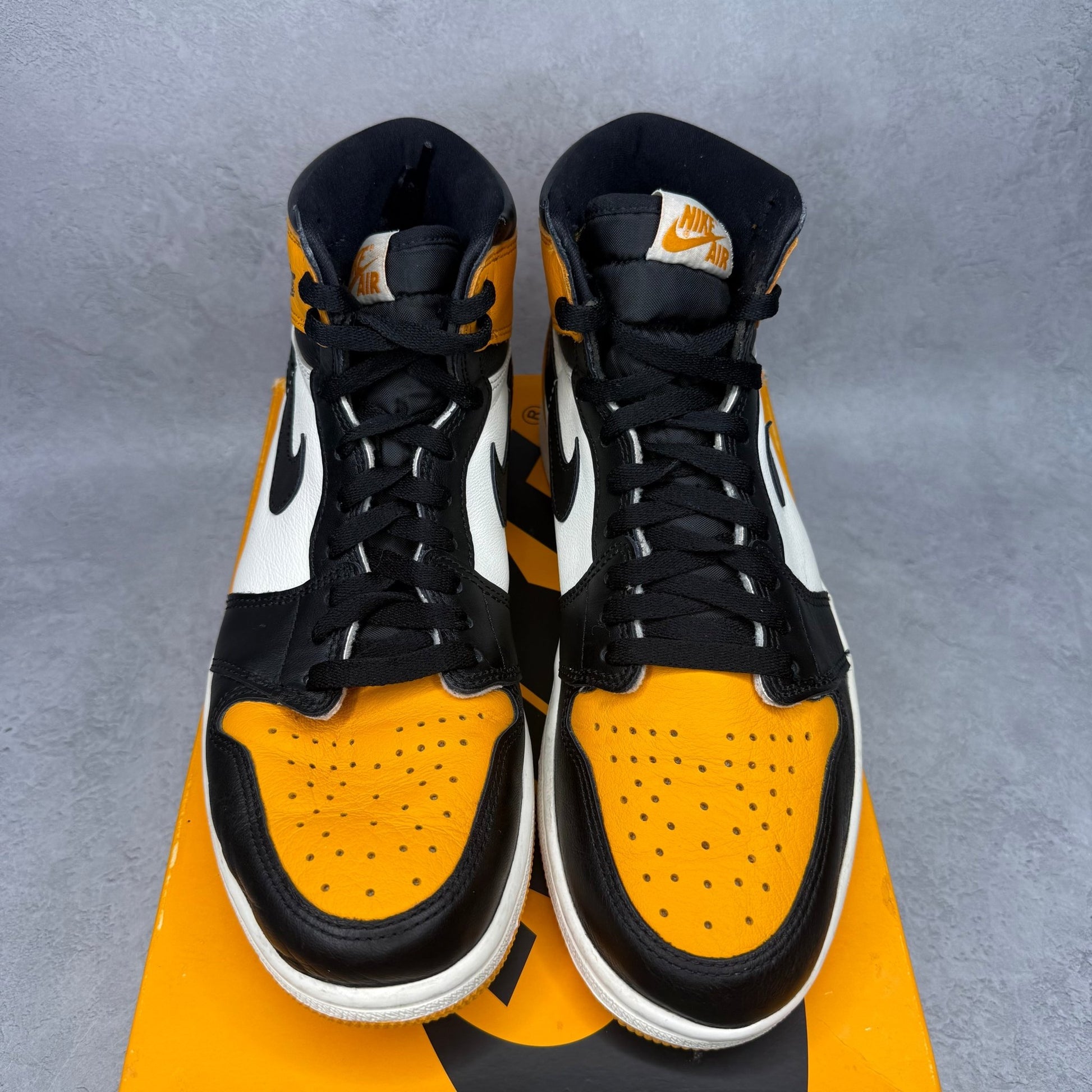 Jordan 1 Retro High OG Taxi *pre - owned* SIZE 9.5 - Kicks Collective PA - Jordan - 555088-711 - Men's Shoes - 9.5M/11W - Pre - Owned