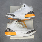 Jordan 3 Retro Laser Orange (Women's) pre-owned size 9W