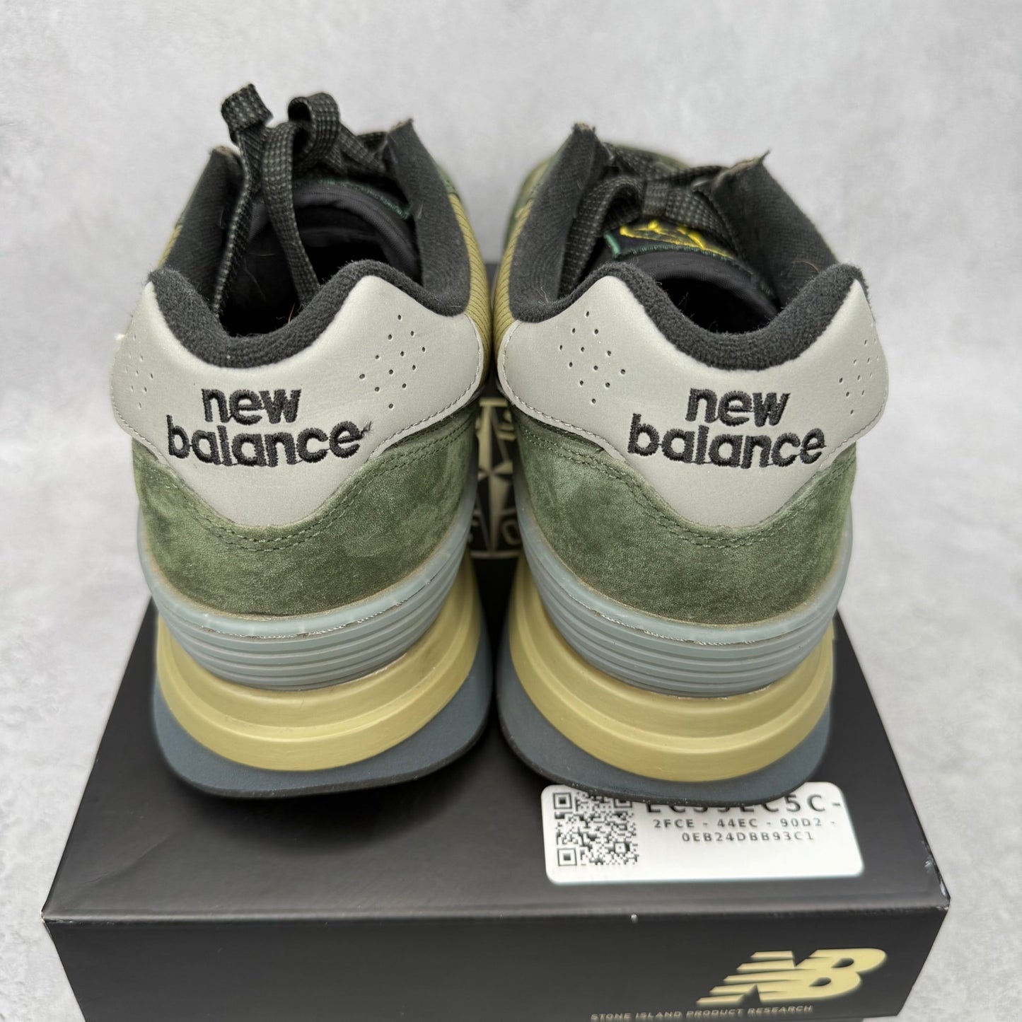New Balance 574 Legacy Stone Island Dark Green VNDS *pre - owned* SIZE 11 - Kicks Collective PA - New Balance - U574LGIL - Men's Shoes - 11M/12.5W - Pre - Owned