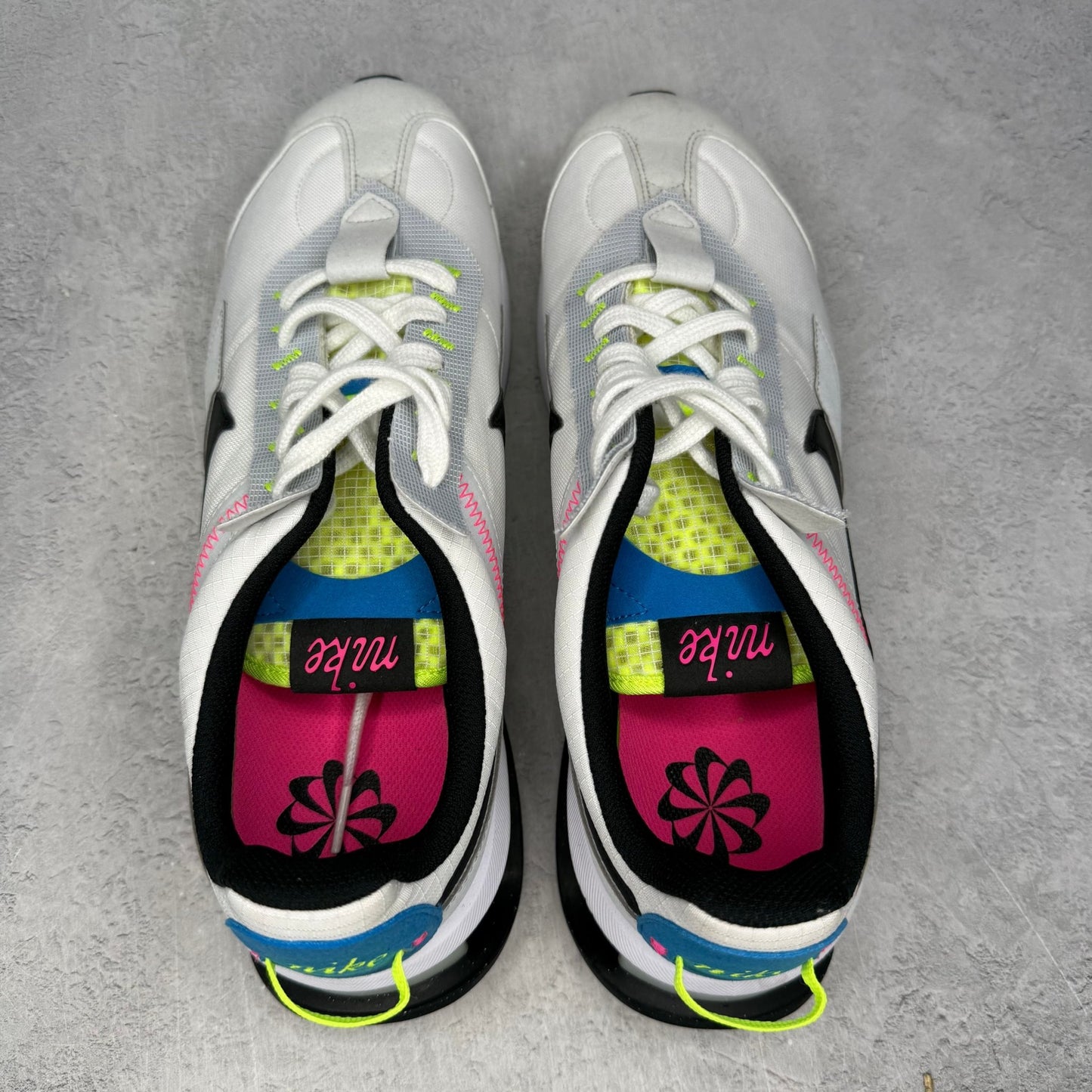 Nike Air Max Pre - Day White Pure Platinum Volt *pre - owned* SIZE 12 - Kicks Collective PA - Nike - DZ4399-100 - Men's Shoes - 12M/13.5W - Pre - Owned - No Box