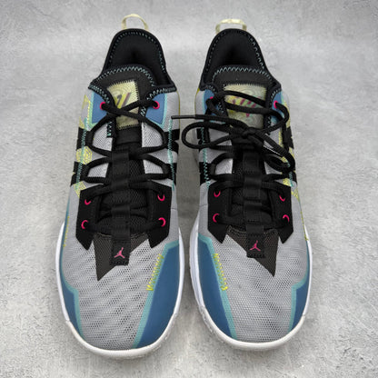 Jordan One Take 2 Wolf Grey Aurora Green *pre - owned* SIZE 12 - Kicks Collective PA - Jordan - CW2457-003 - Men's Shoes - 12M/13.5W - Pre - Owned - No Box