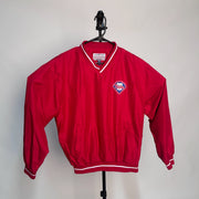 Vintage Philadelphia Phillies V Neck Pullover Windbreaker Jacket *pre-owned* SIZE M - Kicks Collective PA - eagles - eagles - Apparel - M - Pre-Owned - No Box