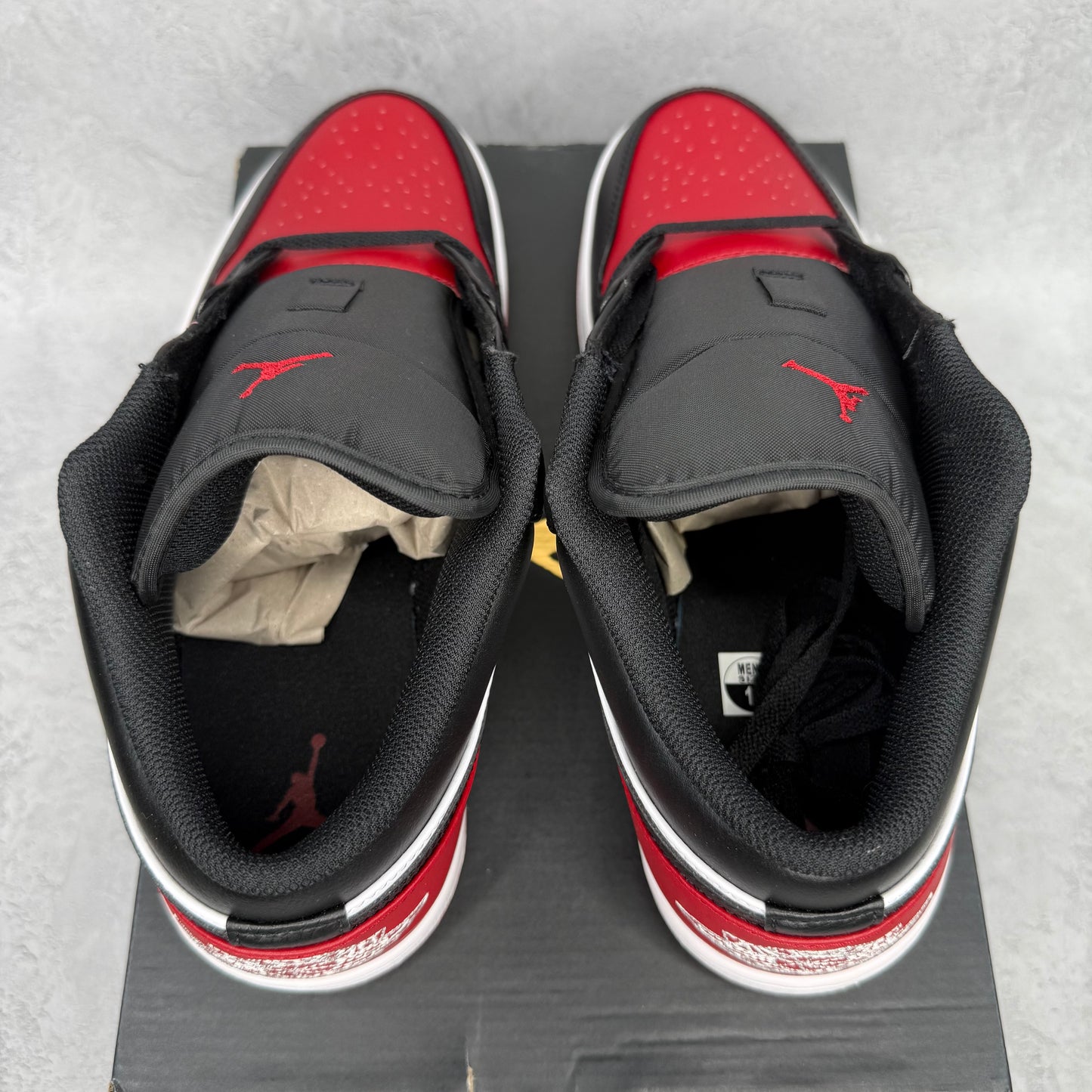 Jordan 1 Low Bred Toe 2.0