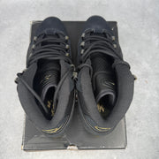 Reebok Question Mid Black Gold *pre-owned* SIZE 8.5