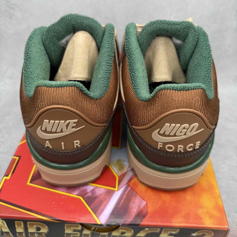 Nike Air Force 3 Low SP Nigo Baroque Brown - Kicks Collective PA - Nike - HQ0260 - 201 - Men's Shoes - 12M/13.5W - Brand New