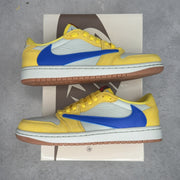 Jordan 1 Retro Low OG SP Travis Scott Canary (Women's) - Image 1