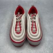 Nike Air VaporMax 97 Atmosphere Grey University Red (GS) *pre - owned* SIZE 6.5Y - Kicks Collective PA - Nike - BV1153-002 - Kid's Shoes - 6.5Y - Pre - Owned - No Box