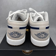 Jordan 1 Low Midnight Navy Neutral Grey VNDS *pre-owned* SIZE 13