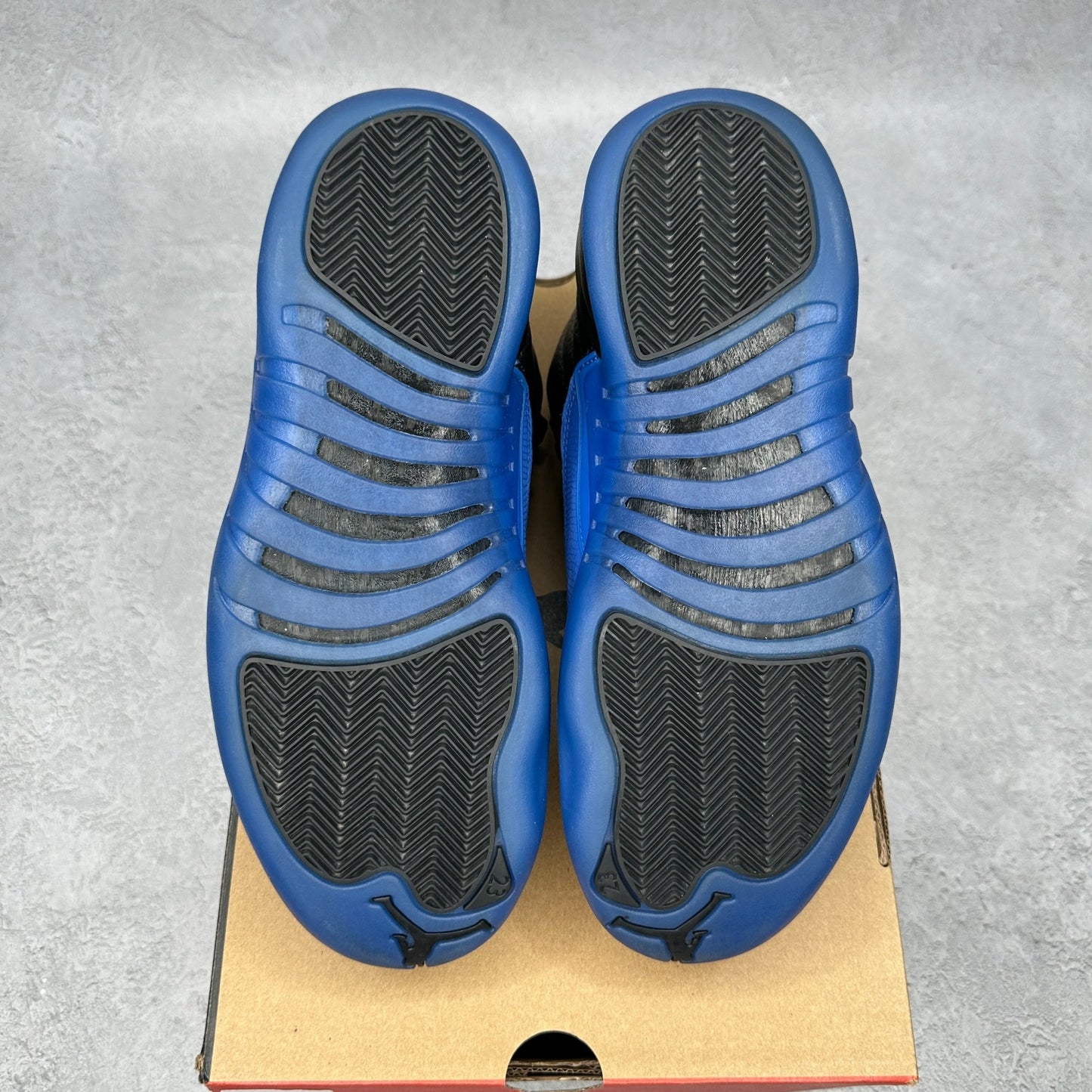 Jordan 12 Retro Black Game Royal *pre - owned* SIZE 8 - Kicks Collective PA - Jordan - 130690-014 - Men's Shoes - 8M/9.5W - Pre - Owned
